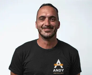 Portrait d'Andy Roland, fondateur d'Andy Service